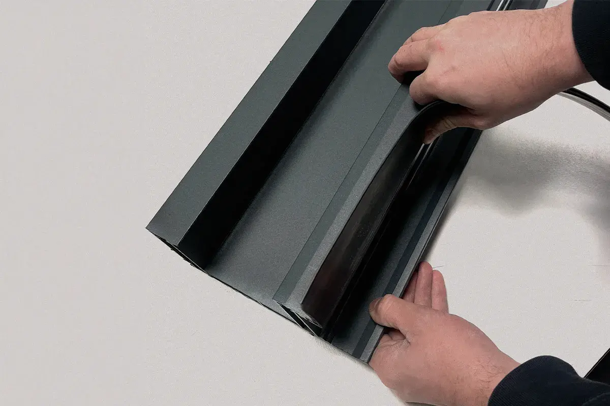 Ingerubberde gootprofielen